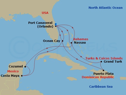 Cruise Map