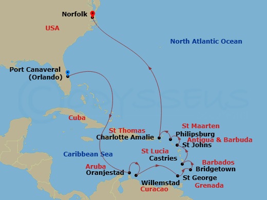 Cruise Map