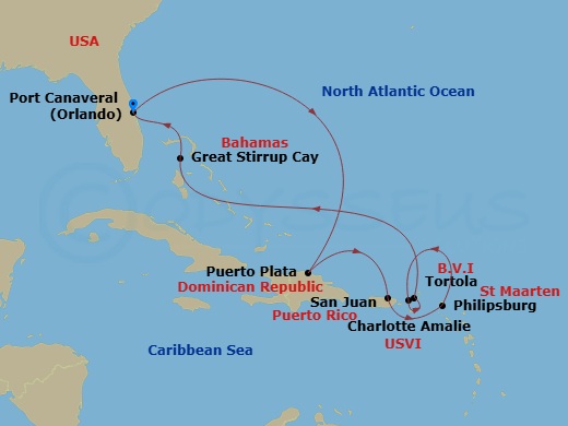 Cruise Map