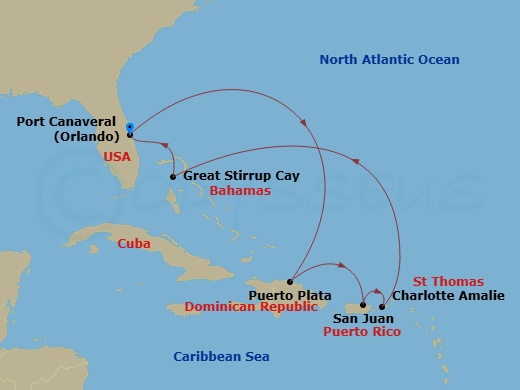 Cruise Map