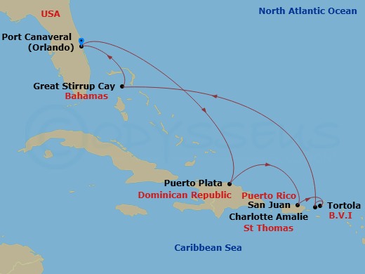 Cruise Map