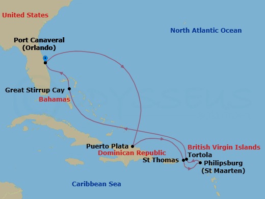 Cruise Map