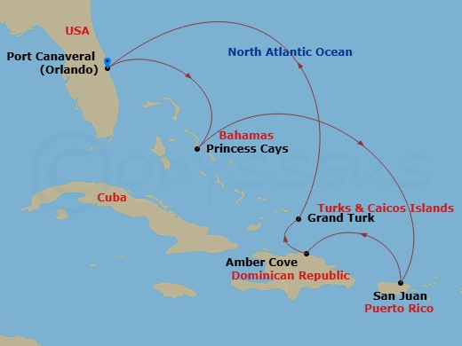 Cruise Map