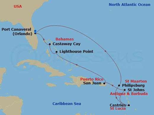 Cruise Map