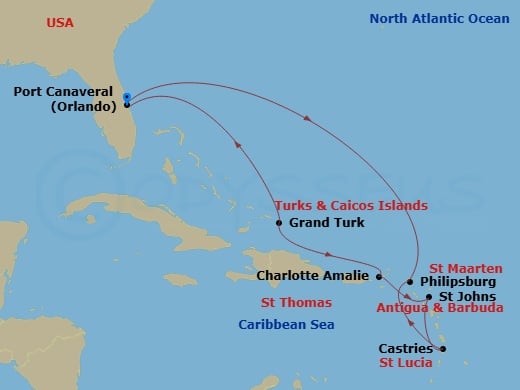 Cruise Map