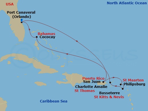 Cruise Map