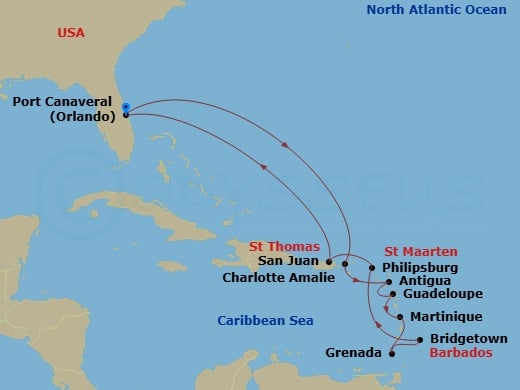 Cruise Map