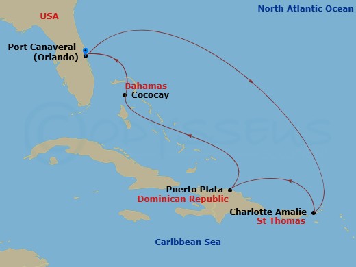 Cruise Map