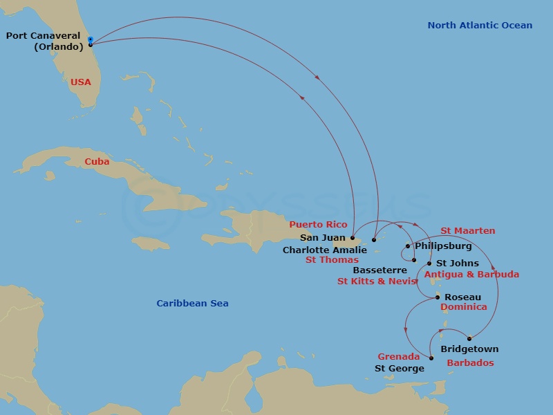 Cruise Map