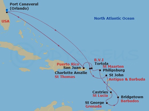 Cruise Map