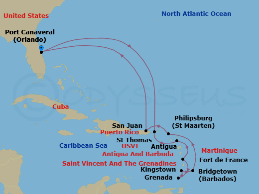 Cruise Map