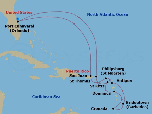 Cruise Map