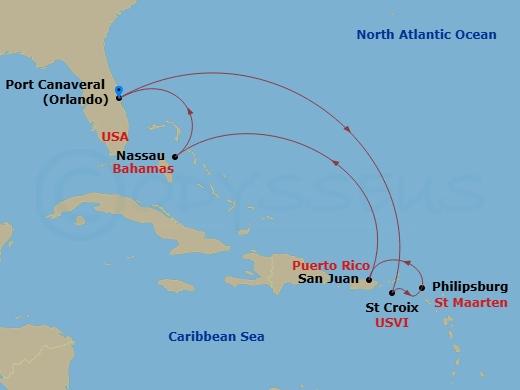 Cruise Map