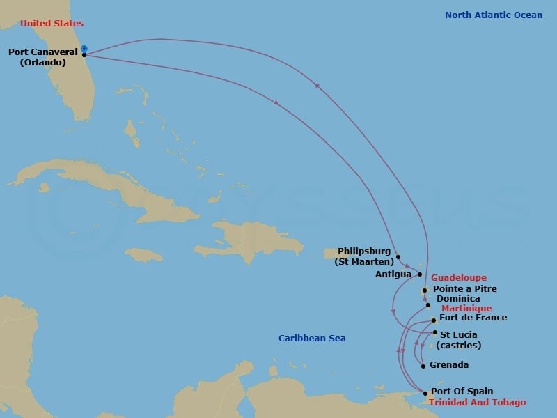 Cruise Map