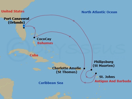 Cruise Map