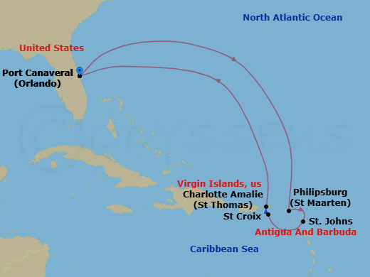 Cruise Map