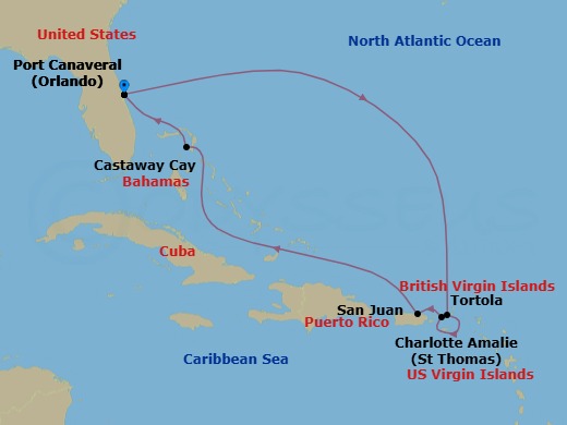 Cruise Map
