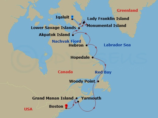 Cruise Map
