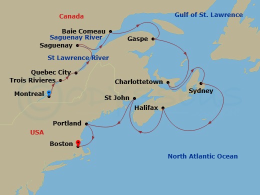 Cruise Map