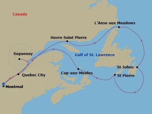 Cruise Map