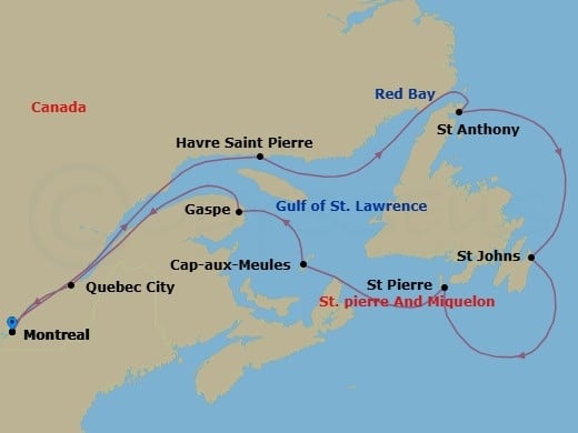 Cruise Map