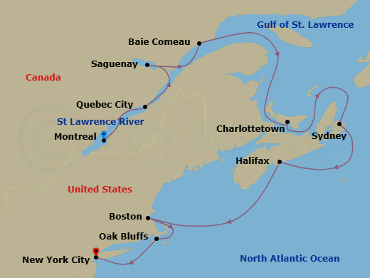 Cruise Map