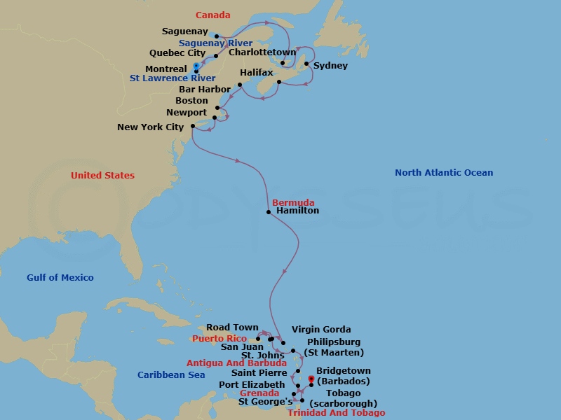 Cruise Map