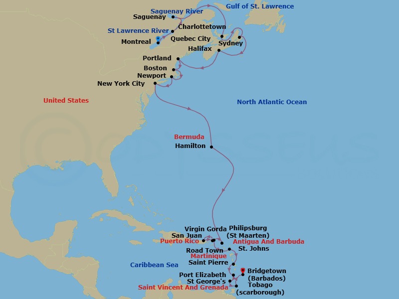 Cruise Map