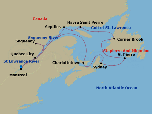 Cruise Map