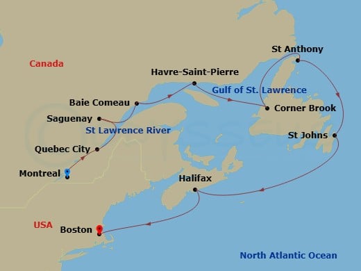 Cruise Map