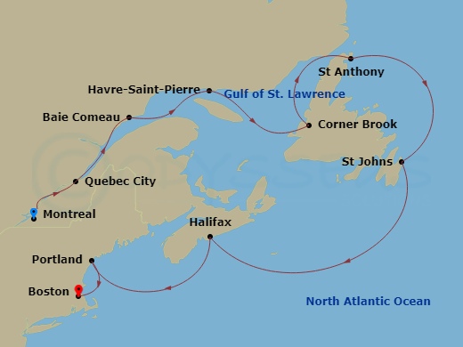 Cruise Map