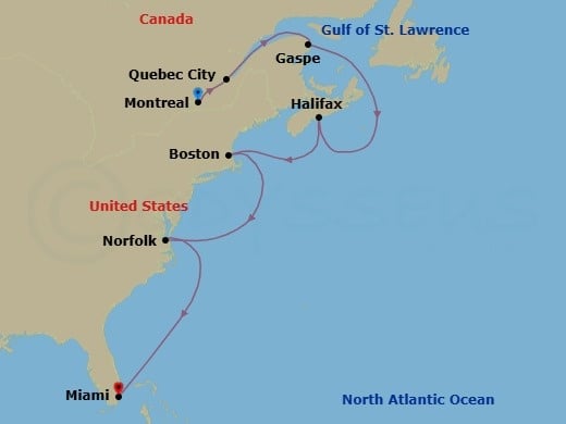 Cruise Map