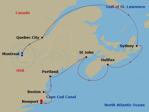 Cruise Map