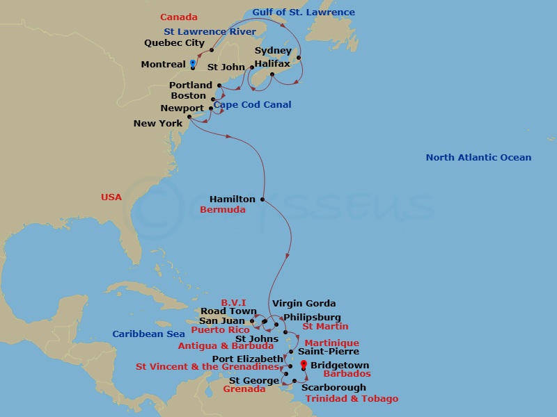 Cruise Map