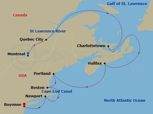 Cruise Map