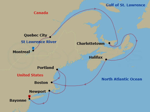 Cruise Map