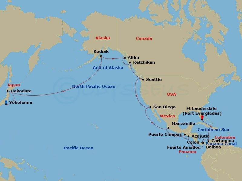 Cruise Map