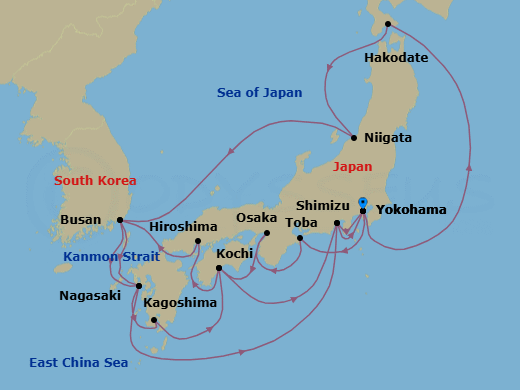 Cruise Map