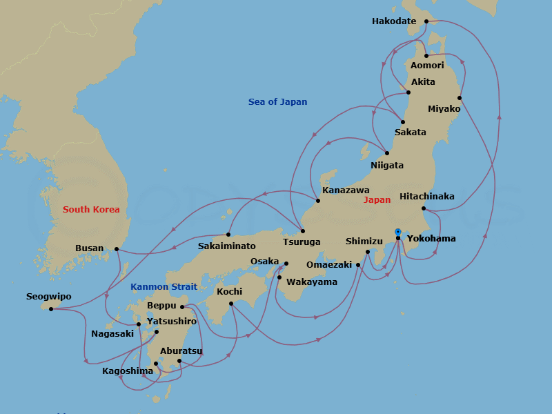Cruise Map