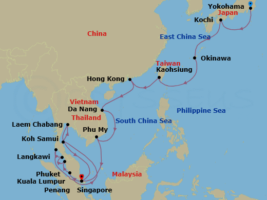 Cruise Map