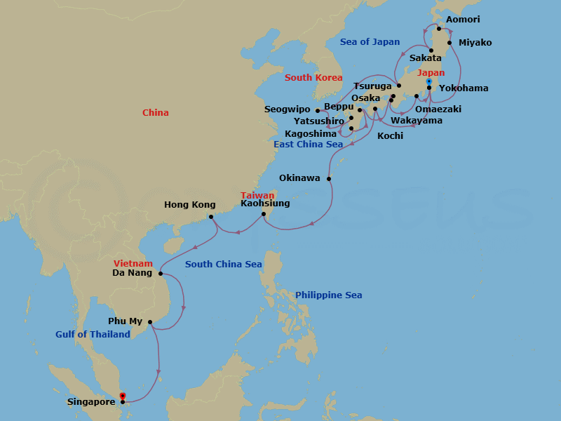 Cruise Map