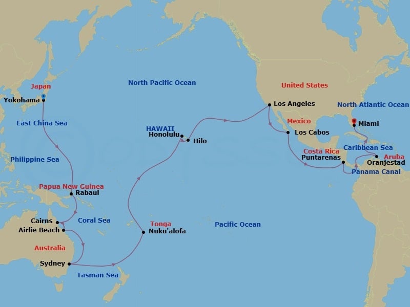 Cruise Map