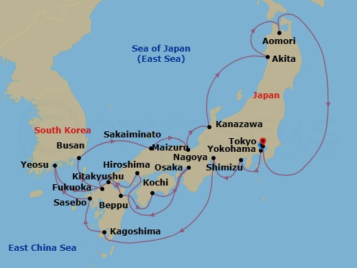 Cruise Map