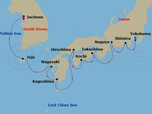 Cruise Map