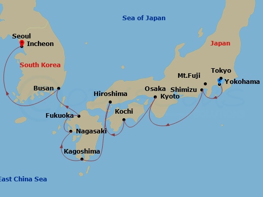 Cruise Map