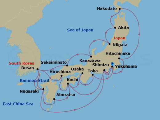 Cruise Map