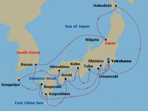 Cruise Map