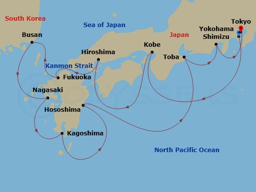 Cruise Map