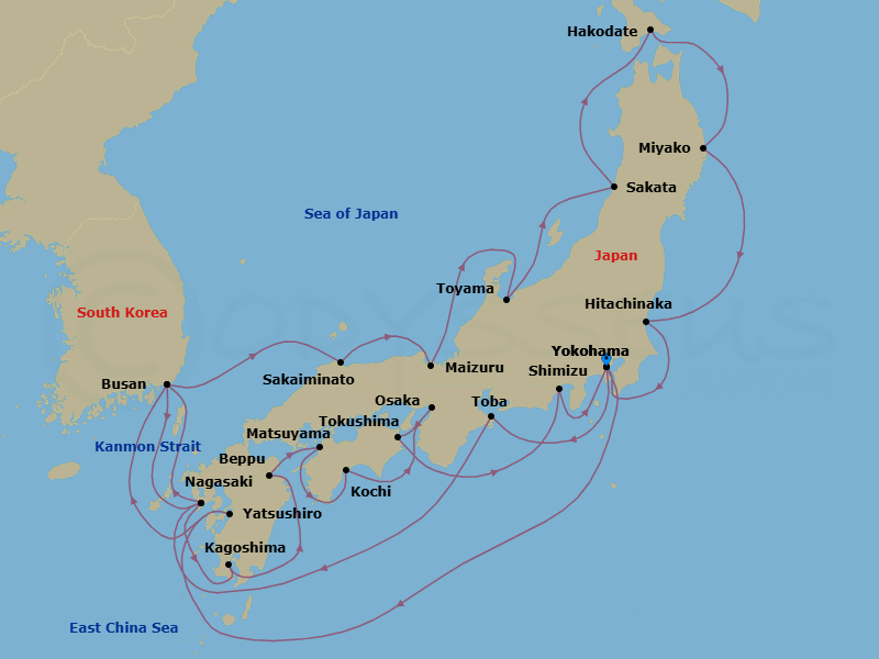 Cruise Map