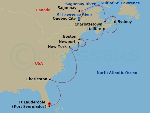 Cruise Map